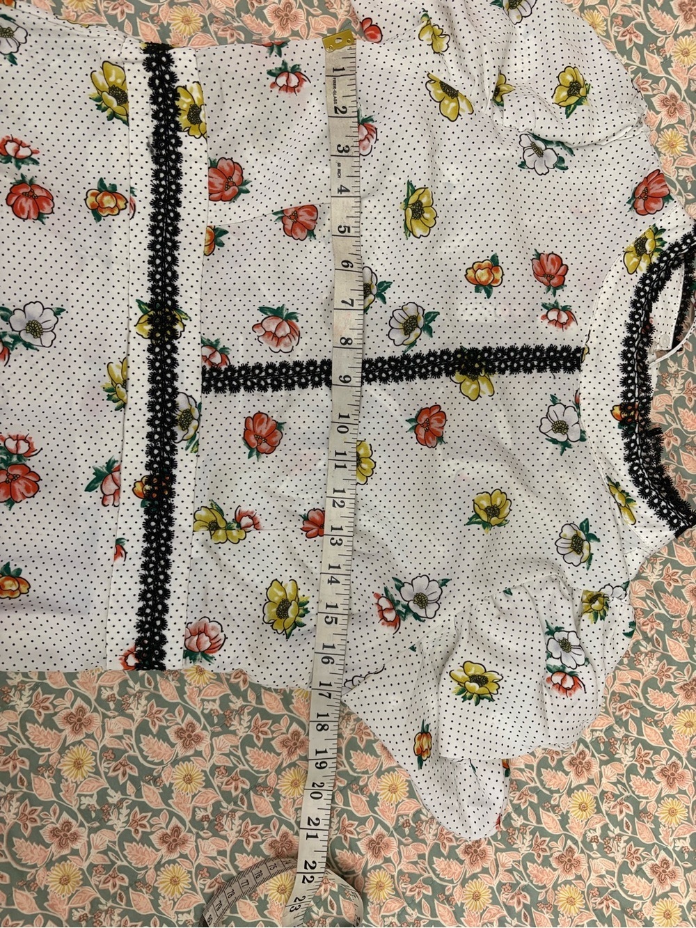 Floral Polka Dot Dress - Picture 6 of 8
